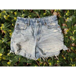 American Eagle Denim Curvy Relaxed Short Size 2